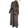 Abaya Papillon Jazz satiné - Manches volants