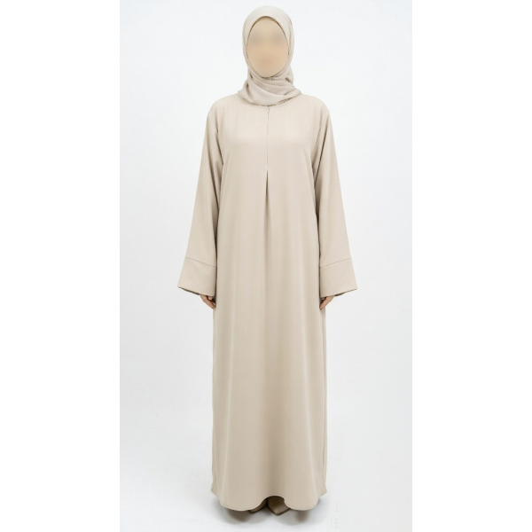 Abaya crêpe épaisse - Qualité +