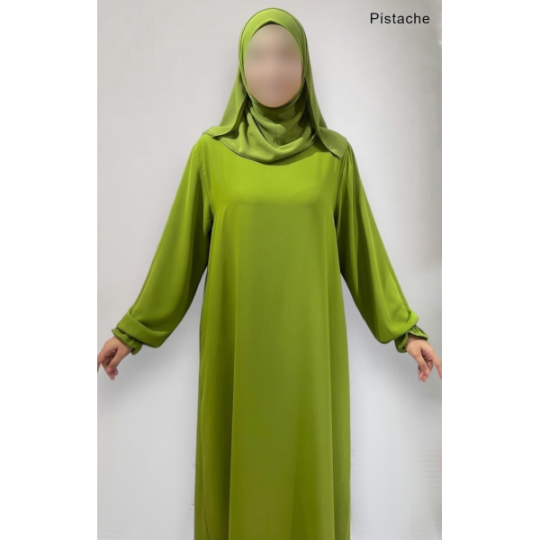 Tulip cuffs flared Abaya - Silk of Medina