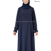 Abaya évasée manches tulipe - Soie de Médine