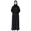Tulip cuffs flared Abaya - Silk of Medina