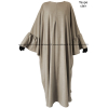 Abaya Papillon manches volants - Tissu épais