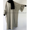 Abaya Papillon manches volants - Tissu épais
