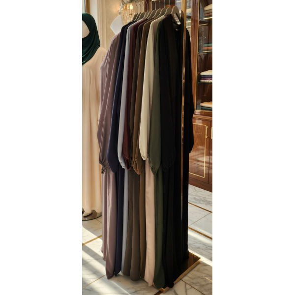 Abaya ample Caviary - 7 longueurs