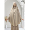 Khimar Cape avec fentes - Soie de Médine - 145 cm