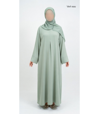 Abaya crêpe épaisse - Qualité +