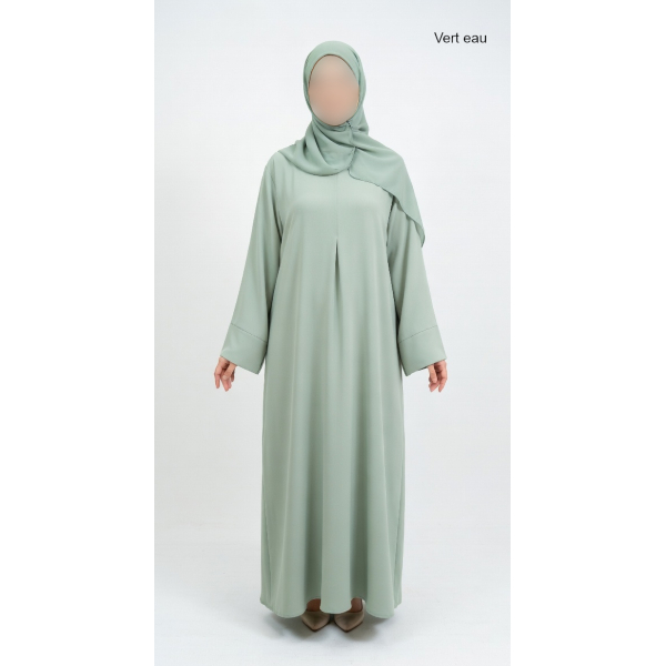 Abaya crêpe épaisse - Qualité +