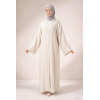Linen style Abaya in Viscose