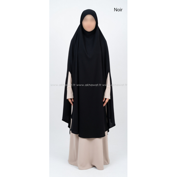 Khimar Cape avec fentes - Jazz - 145 cm
