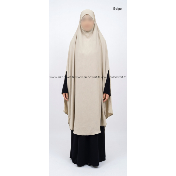 Khimar Cape avec fentes - Jazz - 145 cm