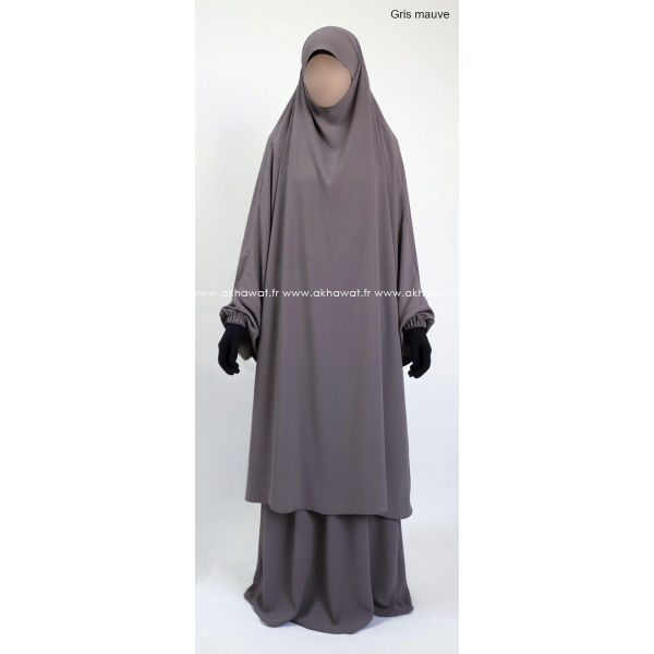 Caviary Jilbab - 2 pieces with skirt