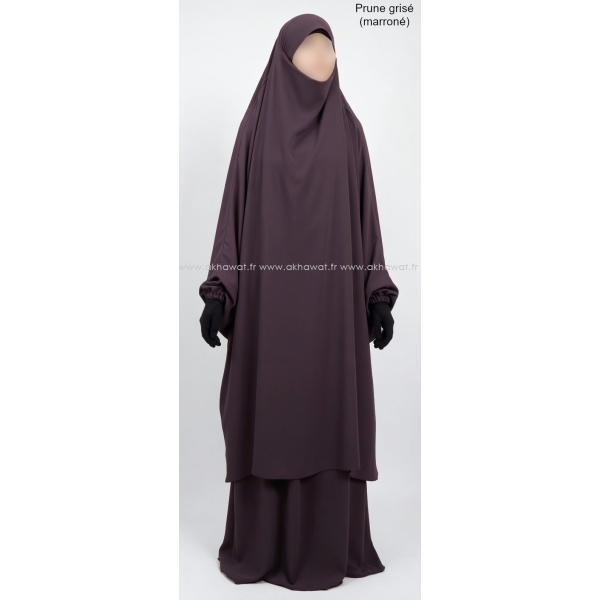 Caviary Jilbab - 2 pieces with skirt