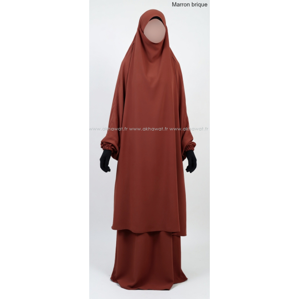 Jilbab Caviary - 2 pièces jupe - El bassira