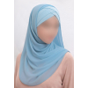 Ready to wear - Crossed hijab - Crepe & Viscose