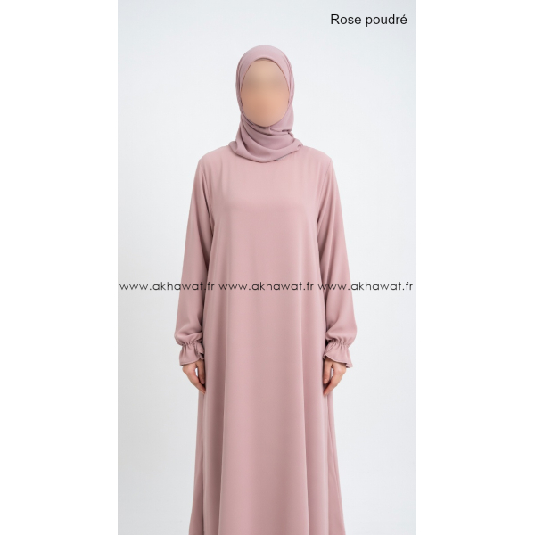 Tulip cuffs flared Abaya - Silk of Medina