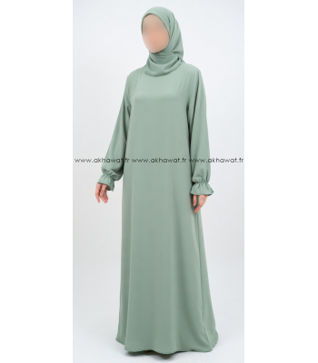Abaya évasée manches tulipe - Soie de Médine