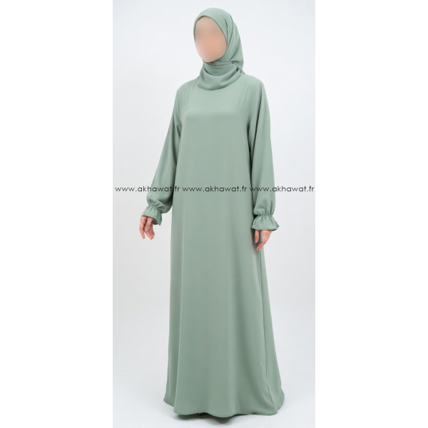 Tulip cuffs flared Abaya - Silk of Medina