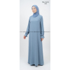 Abaya évasée manches tulipe - Soie de Médine