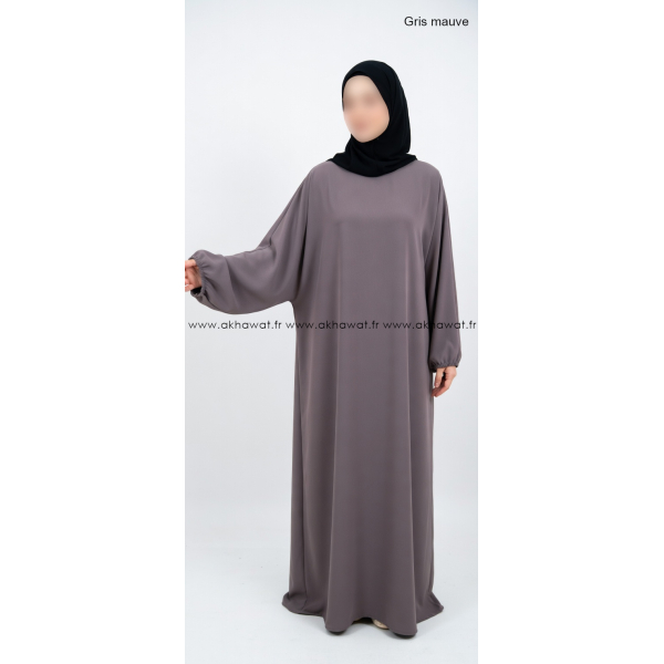 Abaya ample Caviary - 7 longueurs