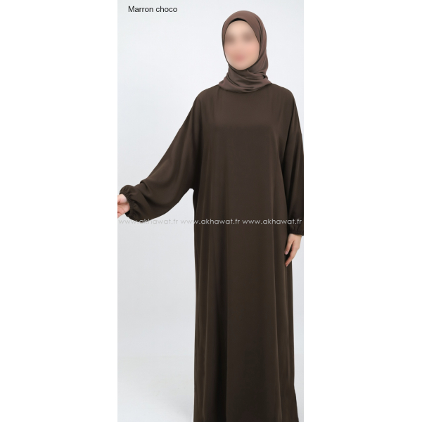 Abaya ample Caviary - 7 longueurs
