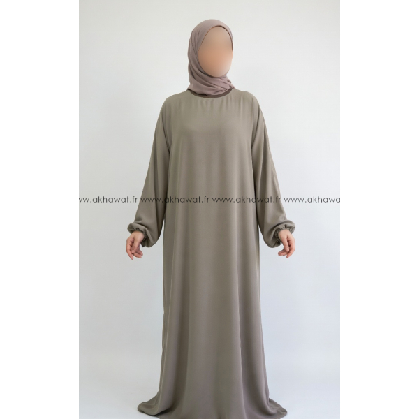 Abaya ample Caviary - 7 longueurs