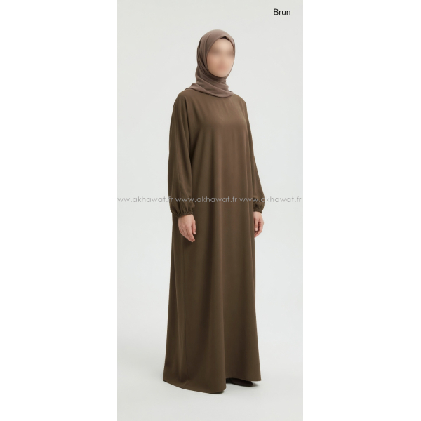 Abaya ample Caviary - 7 longueurs