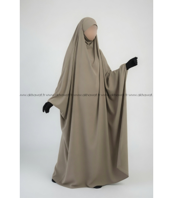 Jilbab Caviary 1 pièce papillon - El bassira