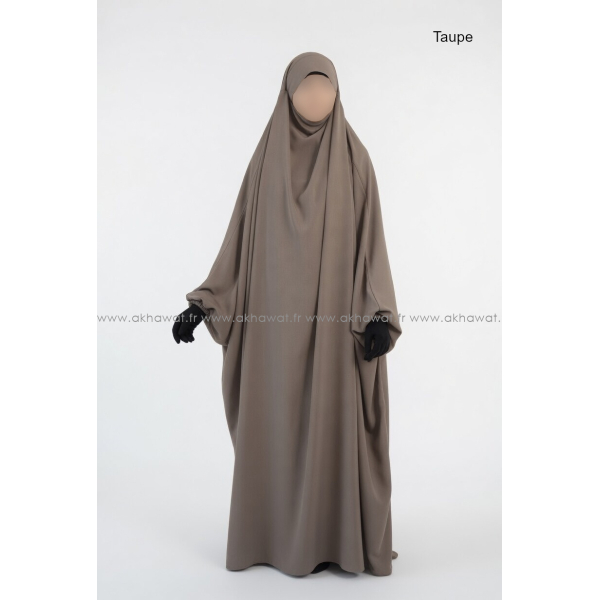 Jilbab microfibre léger Papillon 1 pièce - El bassira