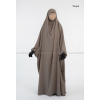 Jilbab microfibre léger Papillon 1 pièce - El bassira