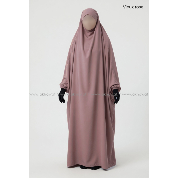 Jilbab microfibre léger Papillon 1 pièce - El bassira