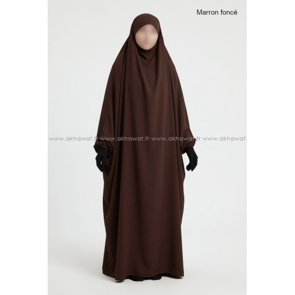 Jilbab microfibre léger Papillon 1 pièce - El bassira