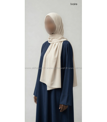 Hijab plume - 180x70 cm