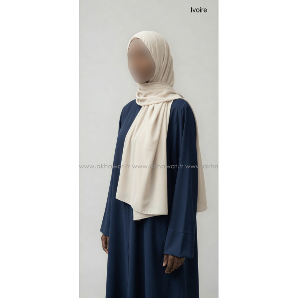 Hijab plume - 180x70 cm