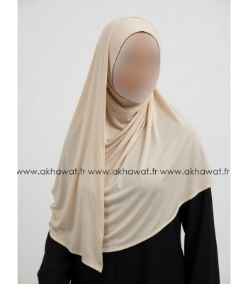 Hijab à enfiler avec ouverture pour Lunettes/Ecouteurs