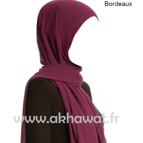Châle mousseline crêpe - Plusieurs couleurs