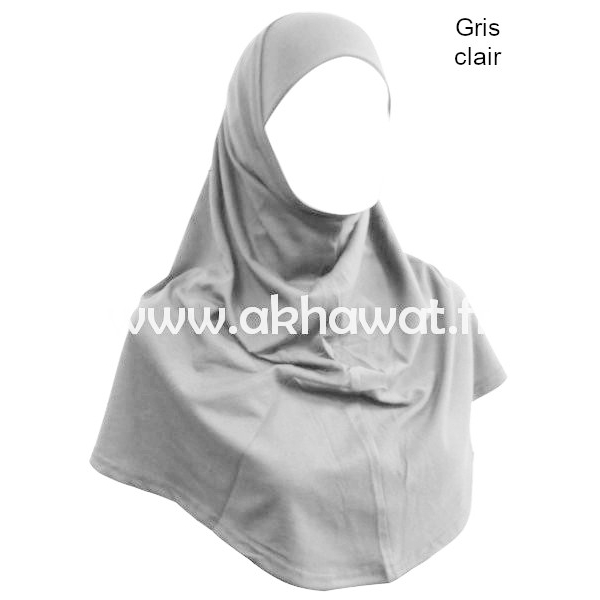 2 pieces hijab - Cotton